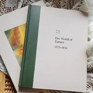 VINTAGE 60' Art Coffee Table Book The World of Turner Book with Green Spine 1969